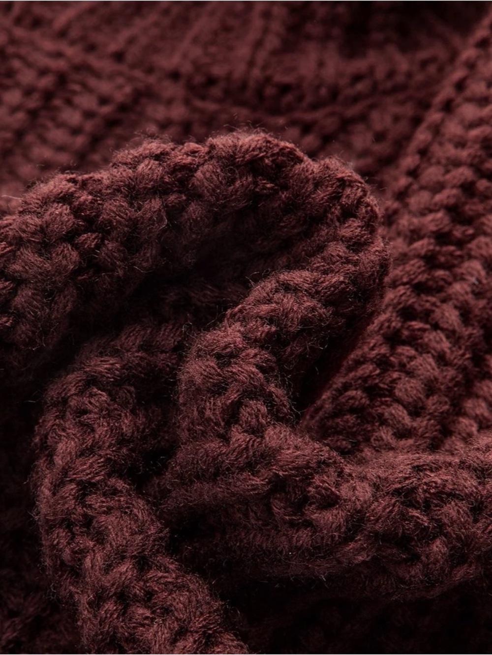 Commense Chunky Cowl Neck Sweater Vest - Picture 4 of 5